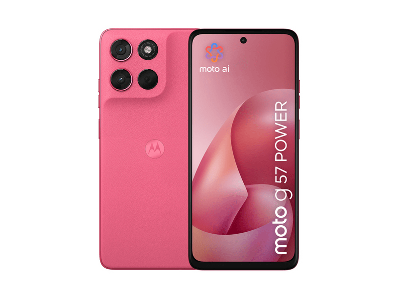 Motorola Moto G57 Power 8/256GB Okostelefon, rózsaszín