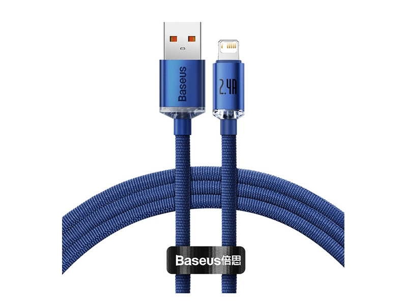 Baseus Crystal Shine USB Type-A – iPhone kábel, 1,2 m (CAJY000003)