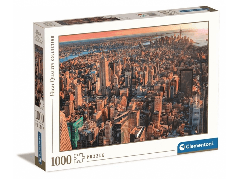 Clementoni New York naplemente puzzle, 1000 db (39646)