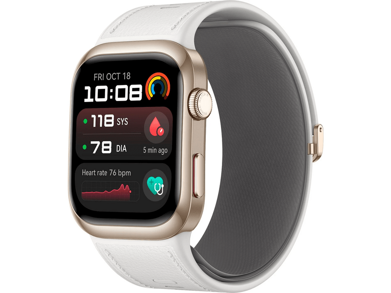 Huawei Watch D2 Smartwatch, zlatno kućište, bijeli remen