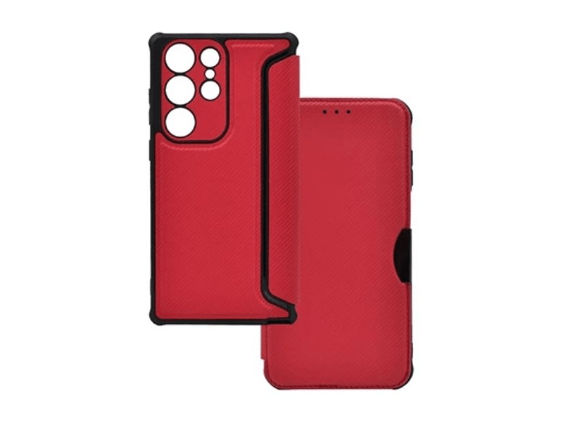 Gigapack Samsung Galaxy S23 Ultra Flip tok, piros (160473)