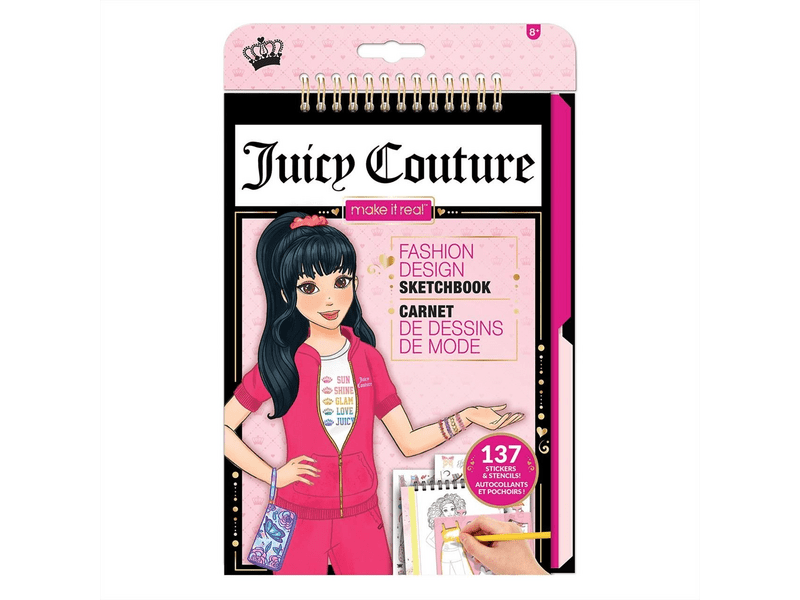 Make It Real Juicy Couture divattervező füzet (MIR4426)