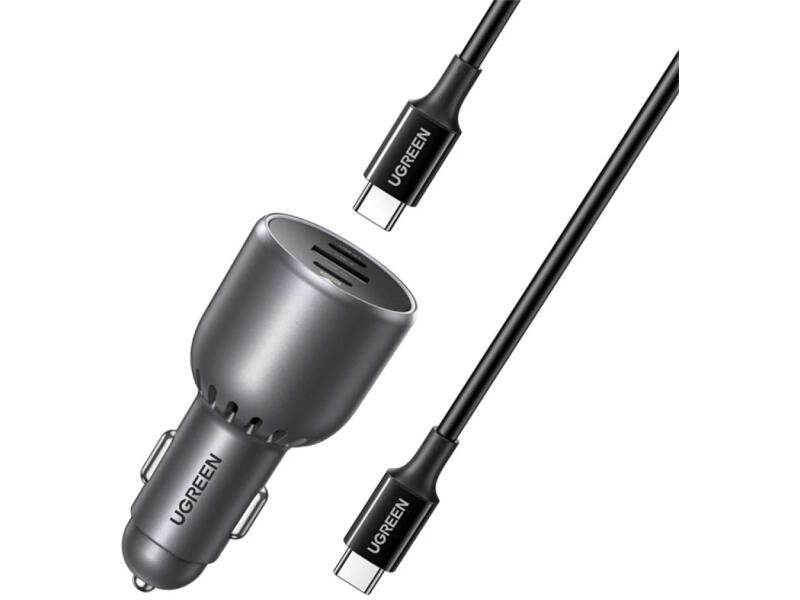 Ugreen EC705 USB-A + 2x Type-C Autós töltő (55511)