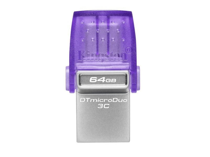 Kingston DataTraveler microDuo 3C USB-A+USB-C USB memorijski ključ, 64 GB