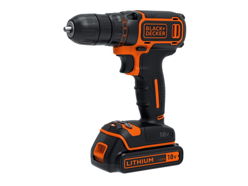 BLACK + DECKER BDCDC18K-QW Akkumulátoros fúró-csavarozó + koffer