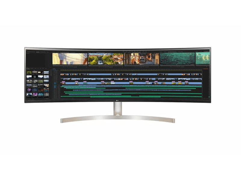 LG ívelt IPS monitor 49 5k