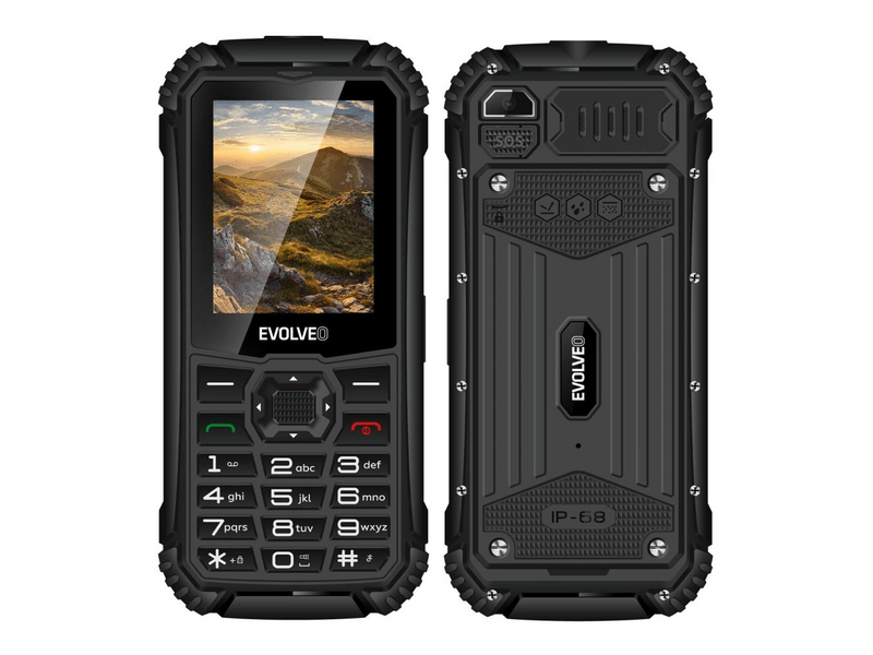 Evolveo StrongPhone Q1 Dual SIM mobiltelefon, fekete
