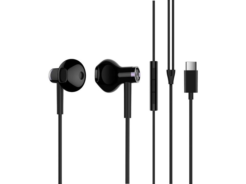 Xiaomi Mi Dual Driver Earphones Fülhallgató, fekete (ZBW4435TY)
