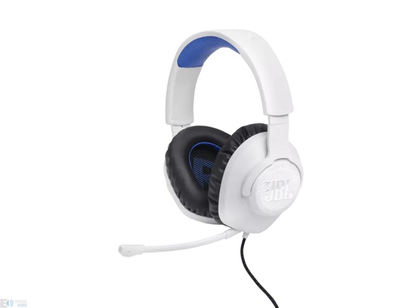 JBL Quantum 100P Console slušalice, bijelo-plave