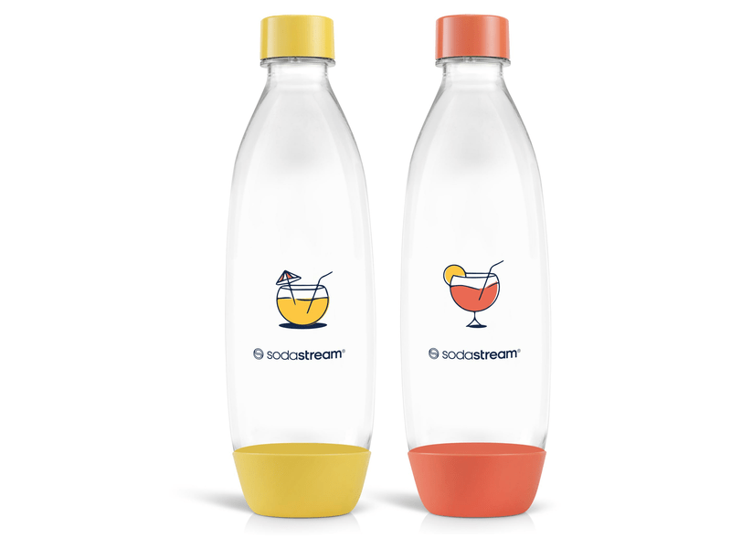SodaStream Fuse Orange/Yellow 1L-es palack, 2 db