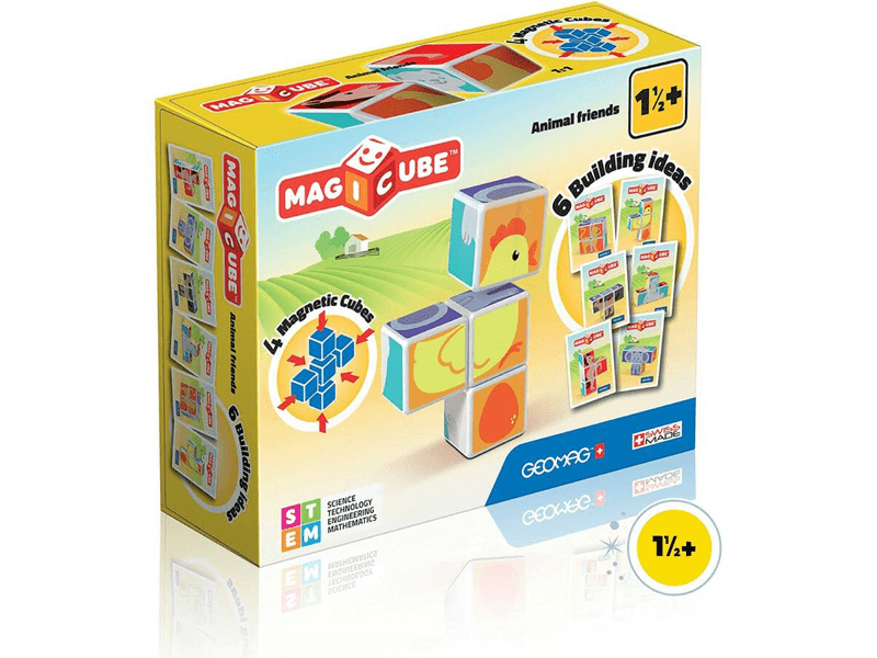 Geomag Magicube Állatok mágneses építőkocka (20GMG00132)