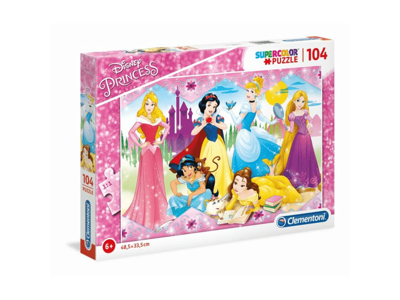 Clementoni Disney Hercegnők puzzle, 104 db (27086)