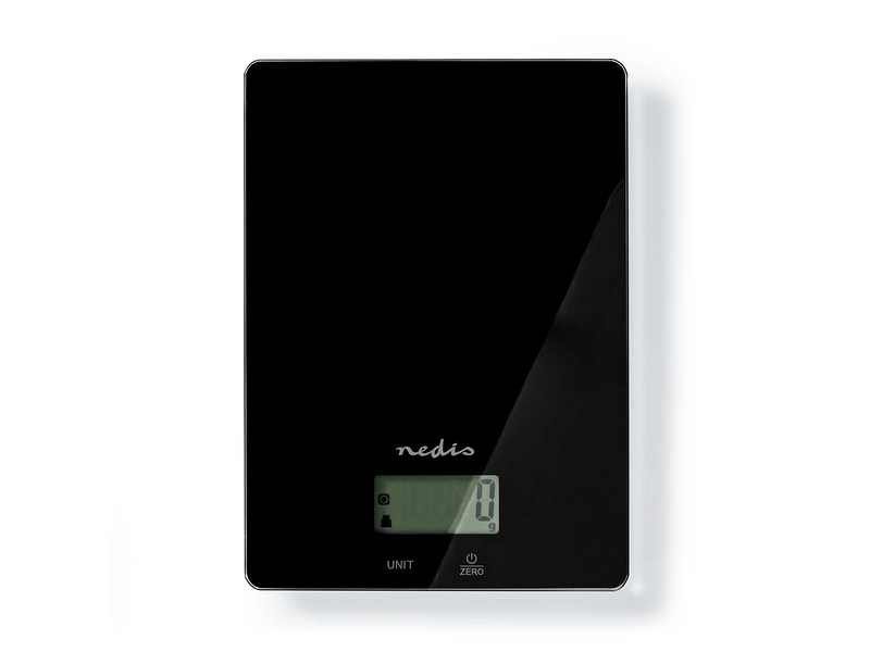Nedis KASC610BK Digitális konyhai mérleg, fekete