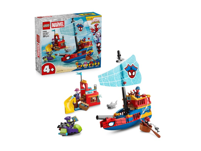 LEGO® Marvel Póki és csodálatos barátai A pókcsapat kalózhajója (11208)