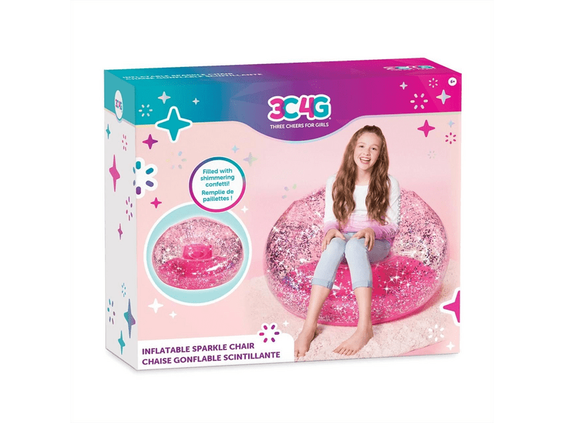 Make It Real, 3C4G csillámló felfújható fotel (MIR27127)