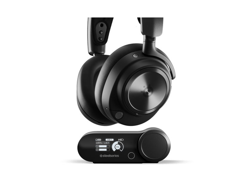 SteelSeries Arctis Nova Pro Wireless Fejhallgató, fekete (61520)