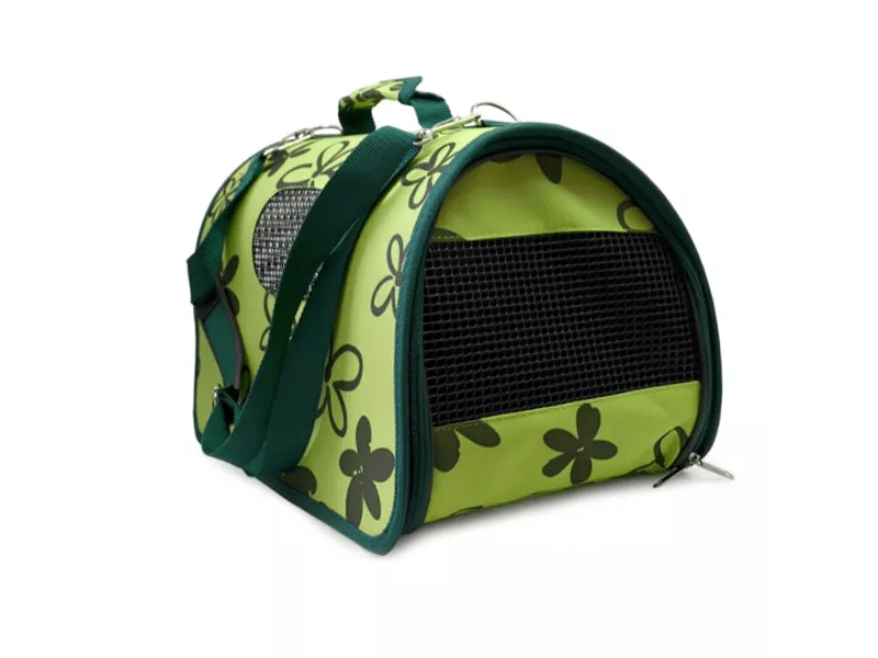 Hilton Green Flowers kisállathordozó táska, 50x26x27cm