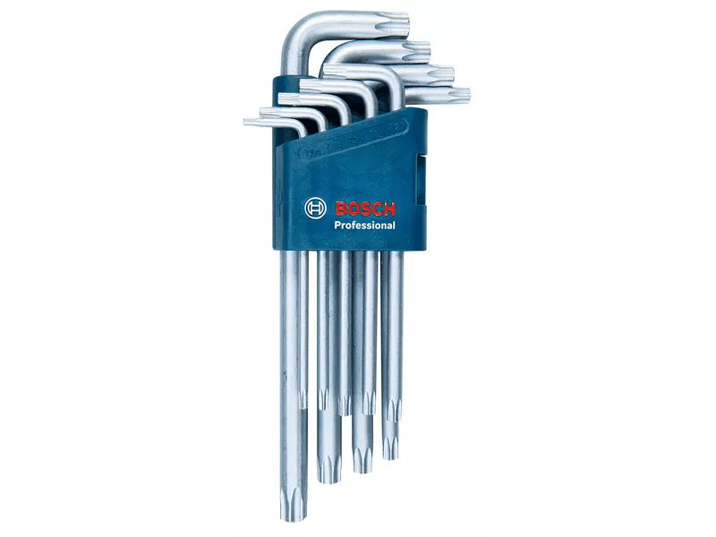 Bosch Professional Torx imbuszkulcskészlet, 9 db (1600A01TH4)