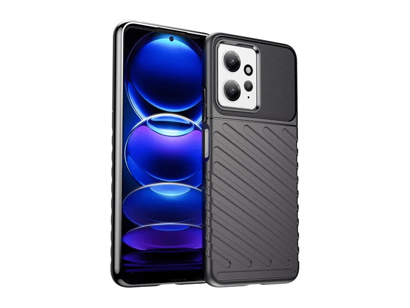 Gigapack Xiaomi Redmi Note 12 4G Szilikon telefonvédő, fekete (139033)