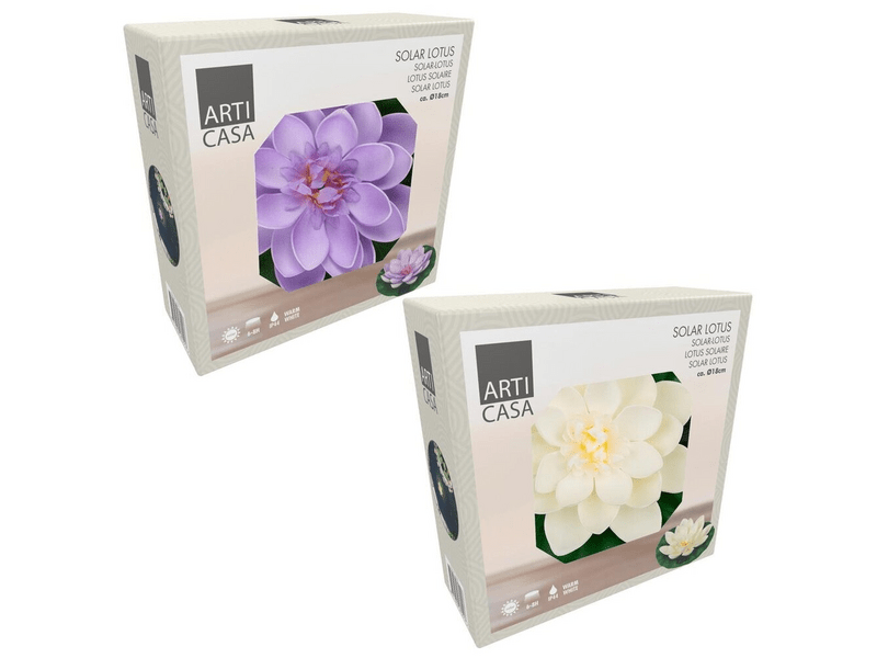 Arti Casa Solar lótuszvirág, 2-féle