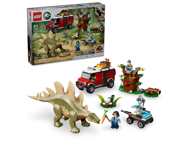 LEGO® Jurassic World Dinóküldetések: a stegosaurus felfedezése (76965)