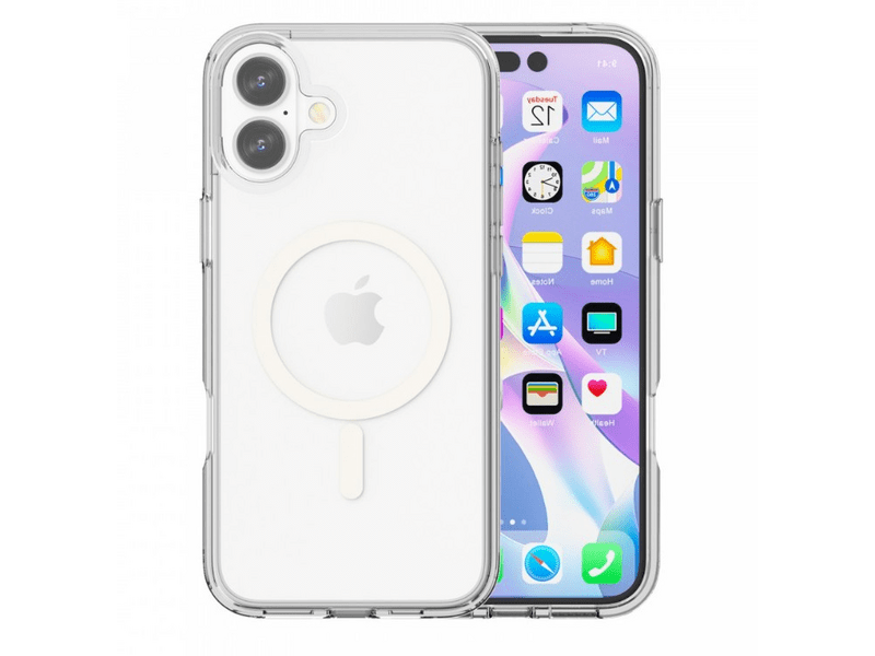 Cellect iPhone 17 mágneses szilikon tok, átlátszó (CEL-MAG-IPH17-TP)