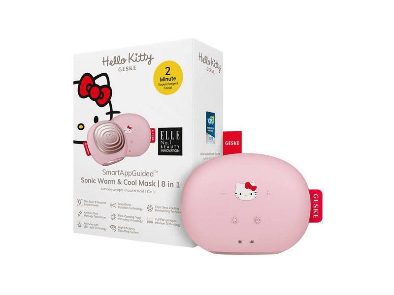 Geske 8 az 1-ben Okos szónikus hideg & meleg arcvasaló, Hello Kitty