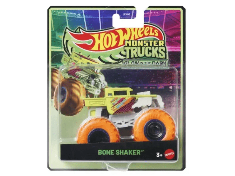 Hot Wheels Monster Trucks Sötétben világító autó, többféle (JFX08)