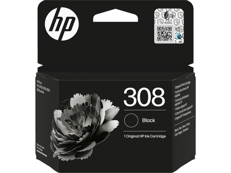 HP 7FP21UE Patron Fekete No.308