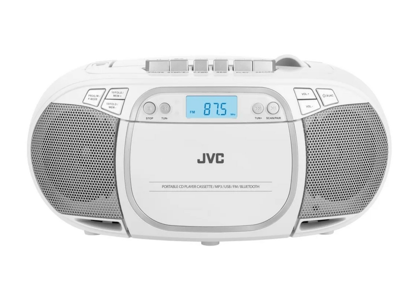 JVC R-CE451W Rádió CD és kazetta lejátszóval