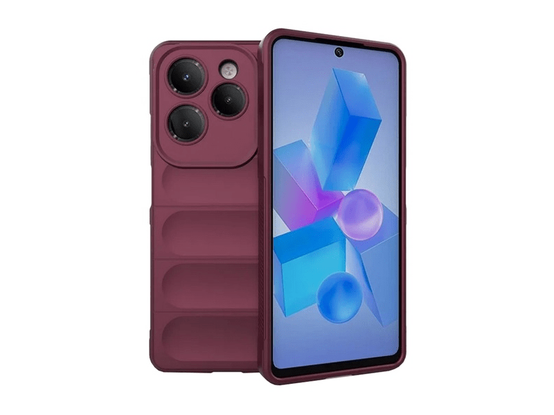 Gigapack Infinix Hot 40 Pro 4G Szilikon tok, bordó (GP-159103)