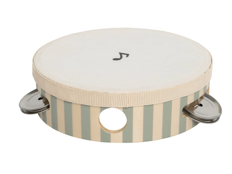 Jabadabado Pasztell zöld csörgődob gyerekhangszer (T320)