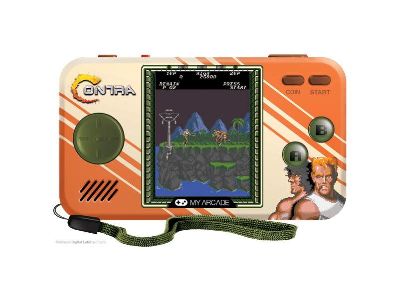 My Arcade Contra 2in1 Premium Edition Hordozható játékkonzol