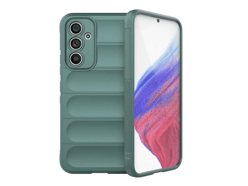 Gigapack Samsung Galaxy A54 5G Szilikon tok, sötétzöld (136825)