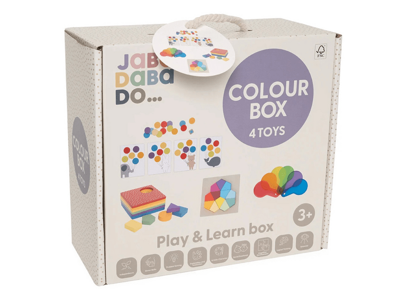 Jabadabado Montessori fejlesztő játékcsomag, Játék a színekkel (T305)