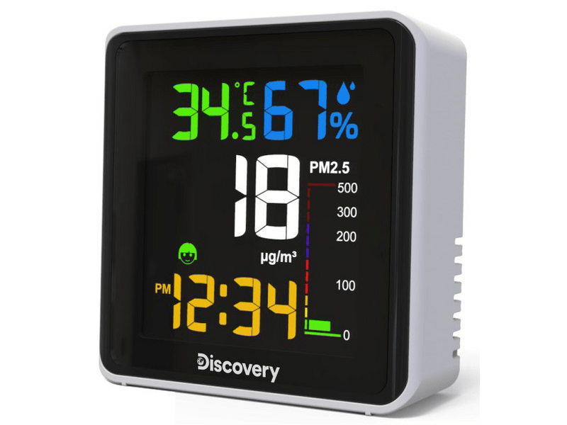 Levenhuk Discovery Report WA30 időjárás-állomás szállópor érzékelővel