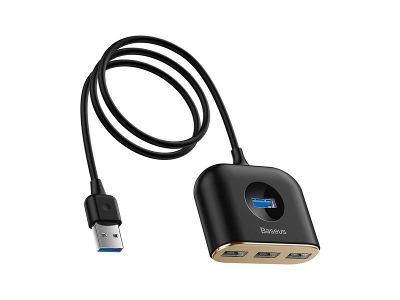 Baseus Square Round 4-in-1 USB Type-A HUB (CAHUB-AY01)