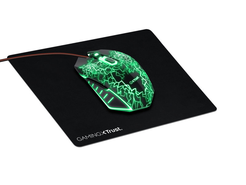 Trust GXT 783X Gamer egér + egérpad (24625)