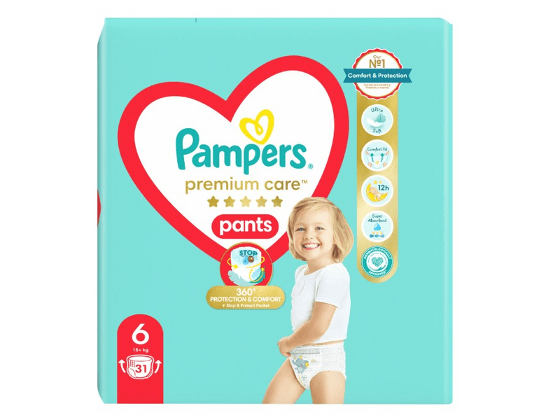 Pampers Premium Care Baby pelene 31 kom, vel.6