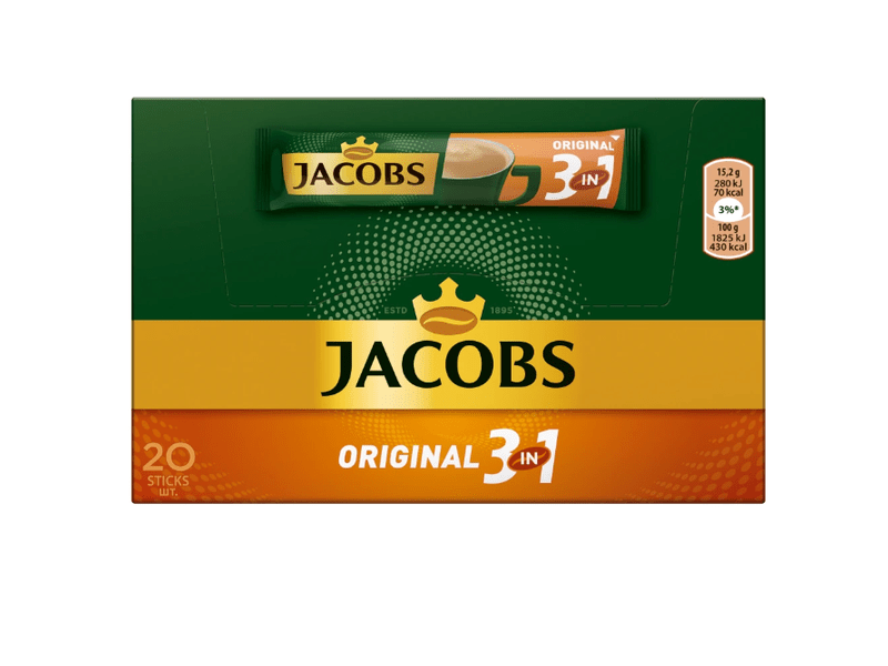 Jacobs 3 az 1-ben kávé, 20x 15,2g