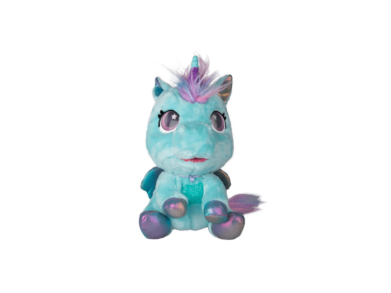 My Baby Unikornis interaktív plüssfigura, kék (IMC093881B)