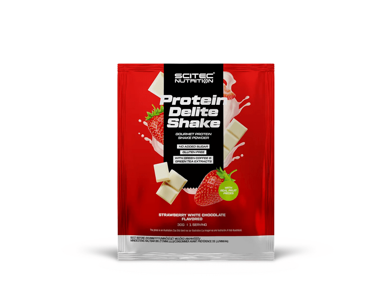 Scitec Protein Delite Shake, 30 g, eper-fehércsoki