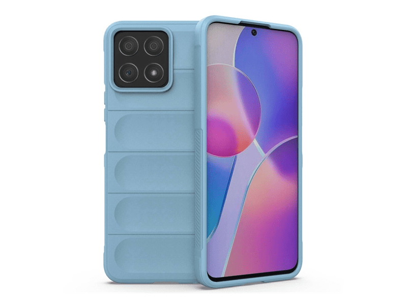 Gigapack Honor X8 4G Szilikon tok, világoskék (134430)