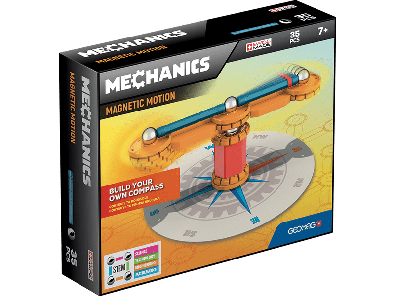 Geomag Mechanics Magnetic Motion Compass Mágneses építőjáték, 35 db (20GMG00770)
