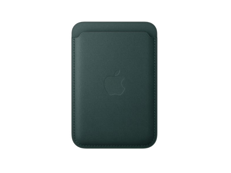 Apple MagSafe iPhone FineWoven szövettárca, sötétzöld (MA6Y4ZM/A)
