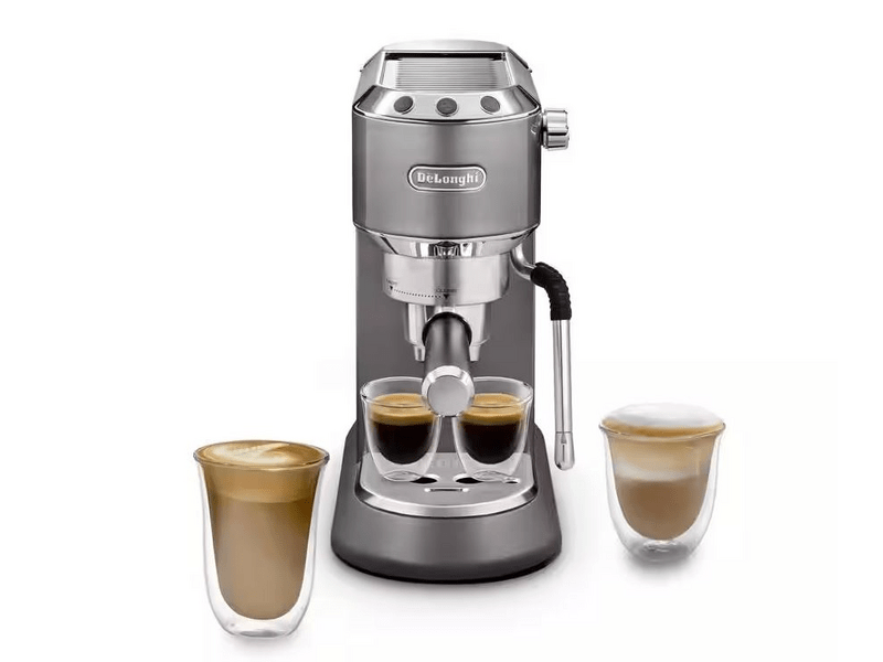 De'Longhi Dedica Arte EC885.GY manuális kávéfőző, szürke