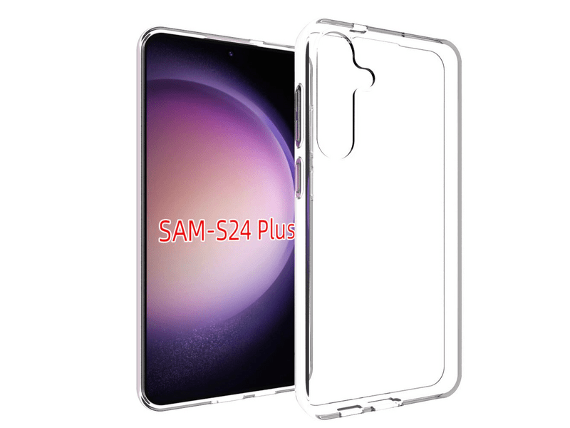 Cellect Samsung Galaxy S24 Plus Szilikon tok, átlátszó