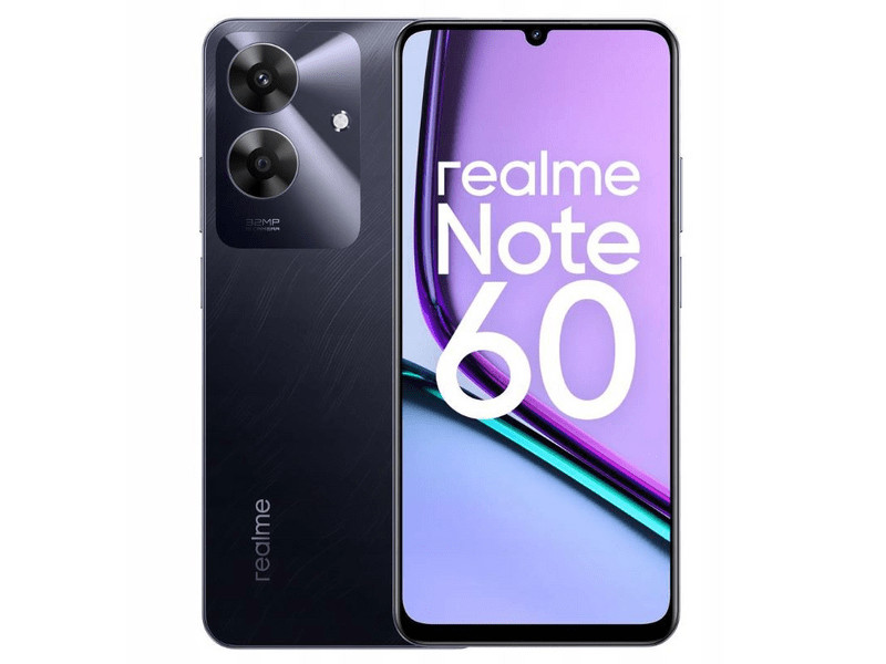 Realme Note 60 6/128GB pametni telefon, crne boje