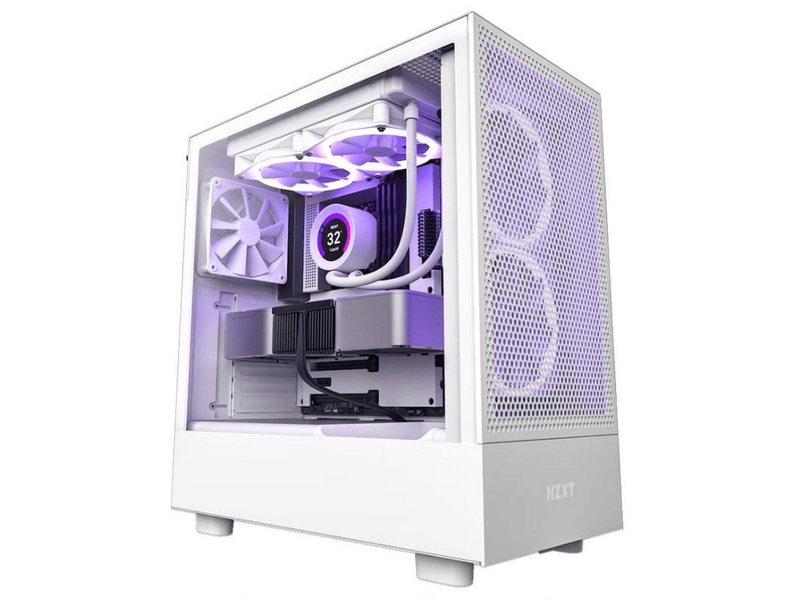 NZXT H5 Flow Számítógépház, fehér (CC-H51FW-01)
