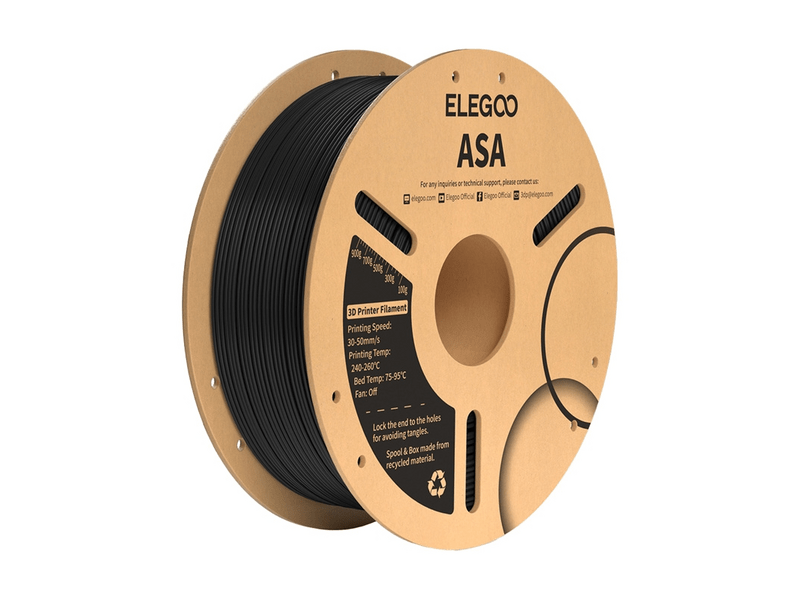 Elegoo ASA Filament, fekete (50.203.0182)